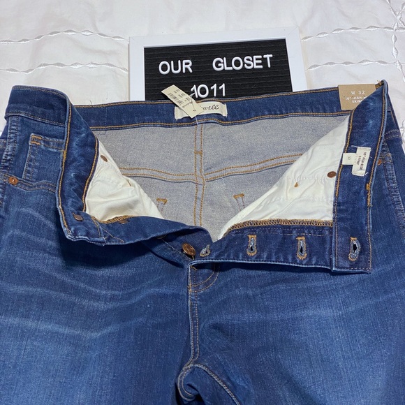 MADEWELL 10" High-rise Skinny Jeans, Button-Front - Picture 7 of 7